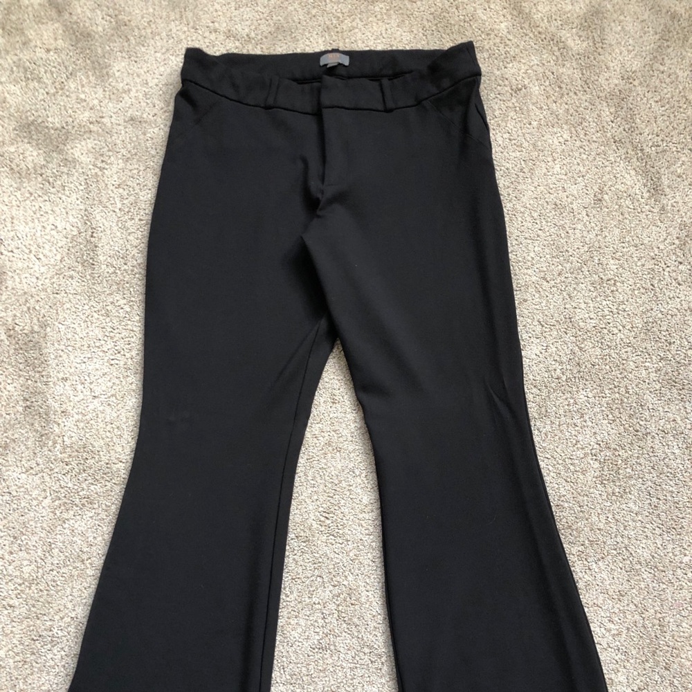 Black stretch yoga trouser pants